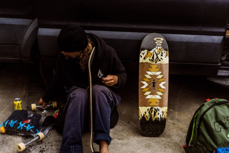 Shape Girl 8.25 x Volcom Bannerot Marrom